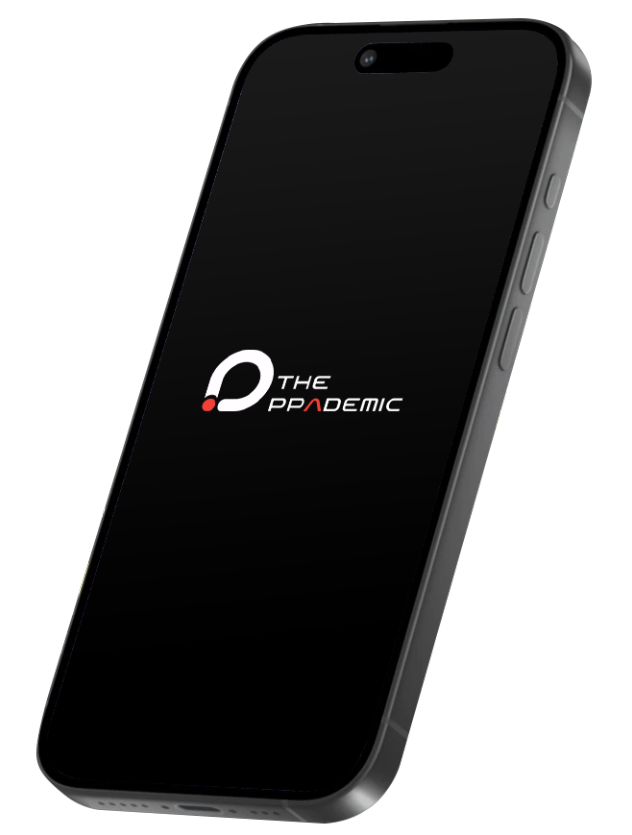 The Appademic mobile app on a smartphone